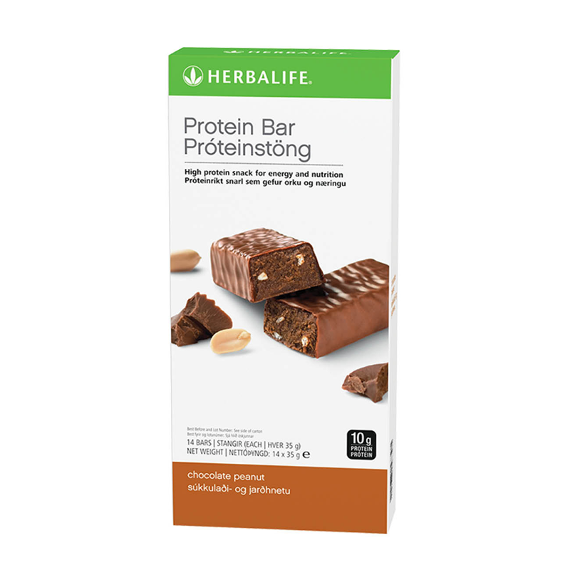 Protein Bars Chocolate Peanut 14 bars per box - Herbalife Strong Shop