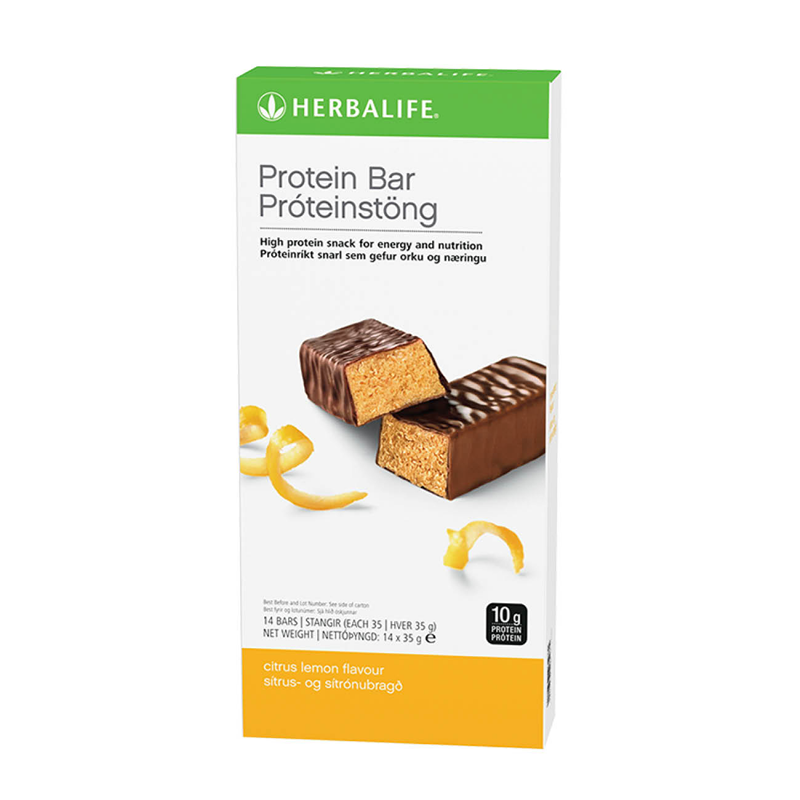 Protein Bars Citrus Lemon 14 bars per box - Herbalife Strong Shop